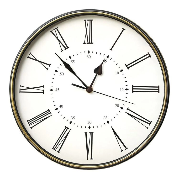 Cooper & Co Royston Wall Clock 32 cm White 32 cm