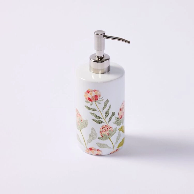 Dri Glo Waratah Soap Dispenser Pink & Multicoloured