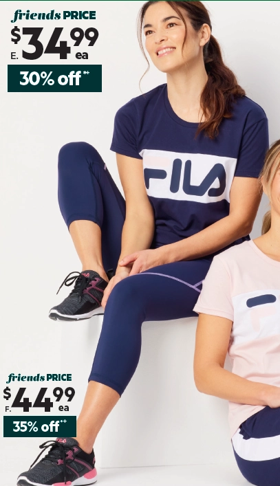 FILA Women's Lydia Tee Navy