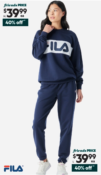 FILA Women's Lydia Trackpants Navy