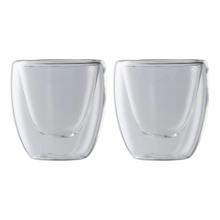 Maxwell & Williams Blend 80 ml Double Wall Espresso Cup 2 Pack