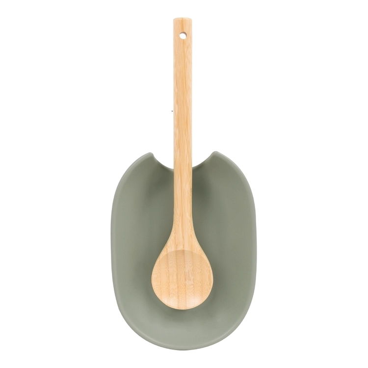 Smith + Nobel Colour Kitchen Ceramic Spoon Rest Set Sage Green