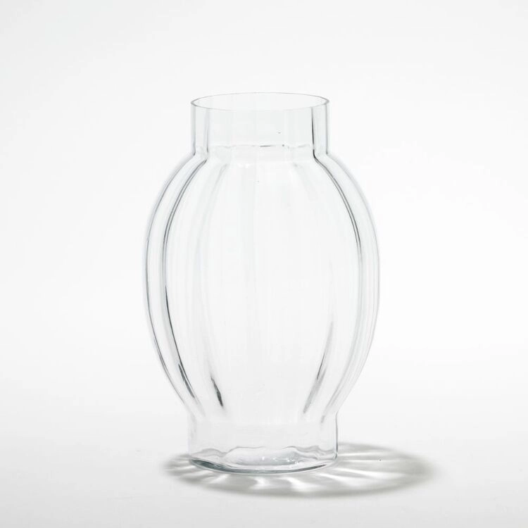 Soren 20 cm Bouquet Glass Vase Clear