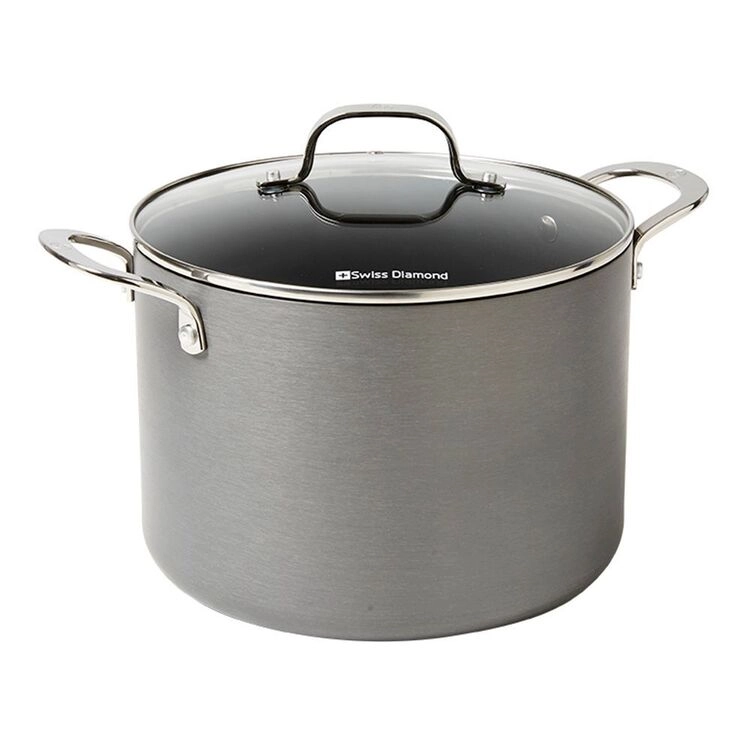 Swiss Diamond 24 cm Hard Anodised Stockpot