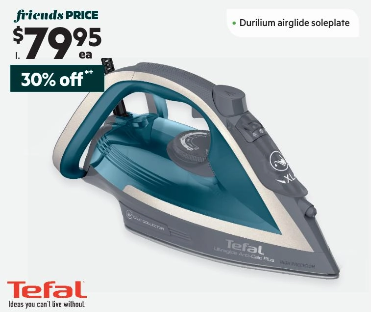 Tefal UltraGlide Plus Steam Iron FV5844