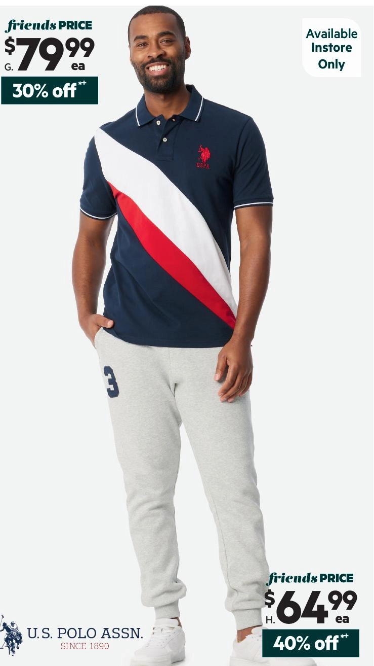 U.S. POLO ASSN. Sash Player 3 Pique Polo