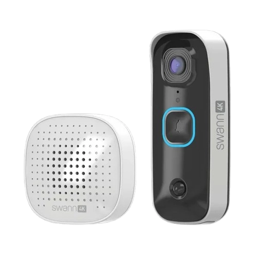 Swann 4K Video Doorbell and Chime Kit with 32GB Card