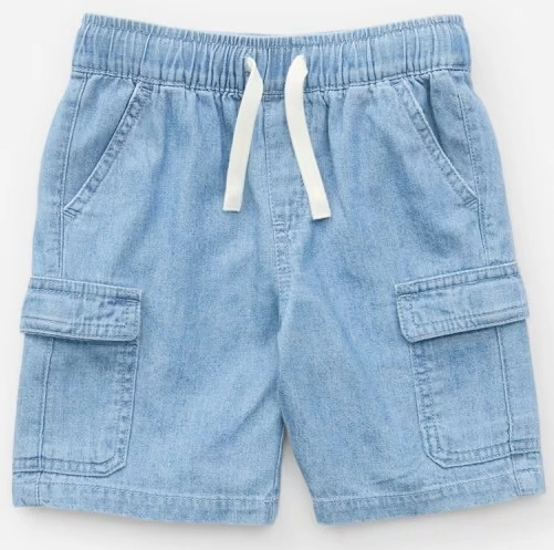 Cargo Denim Shorts