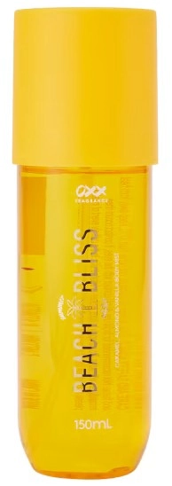 OXX Fragrance Beach Bliss Summer Solstice Body Mist 150ml - Caramel, Almond and Vanilla