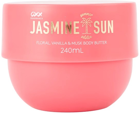 OXX Fragrance Jasmine Sun Summer Solstice Body Butter 240ml - Floral, Vanilla and Musk