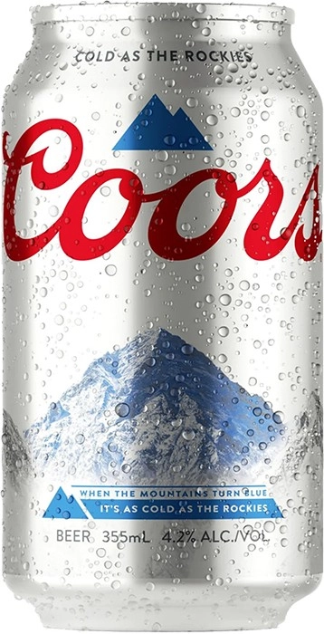 Coors Lager Cans 355mL