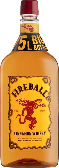 Fireball Cinnamon Flavoured Whisky 1.75L