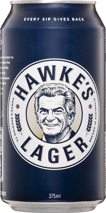 Hawke's Brewing Co. Lager Cans 375mL