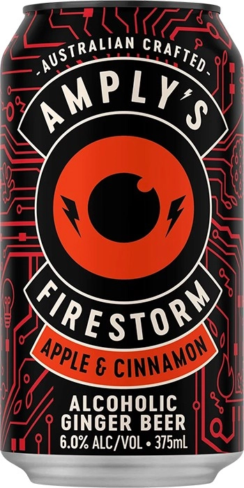 NEW Amplys Ginger Beer Firestorm Can 375mL