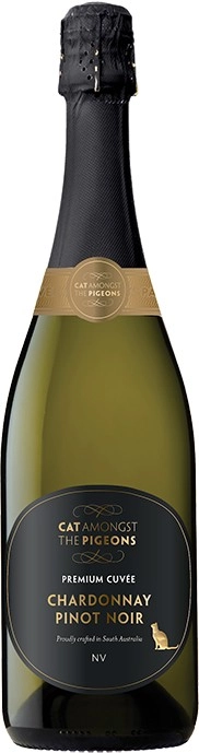 NEW Cat Amongst The Pigeons Premium Cuvee Chardonnay Pinot Noir NV