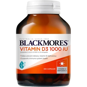 Blackmores Vitamin D3 1000IU 300 Capsules