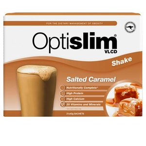 OPTISLIM VLCD Shake Salted Caramel 21 x 43g