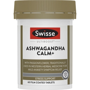 Swisse Ultiboost Ashwagandha Calm+ 60 Tablets