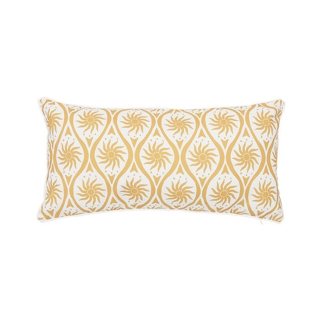 Azalea Sun Outdoor Oblong Cushion by Pillow Talk