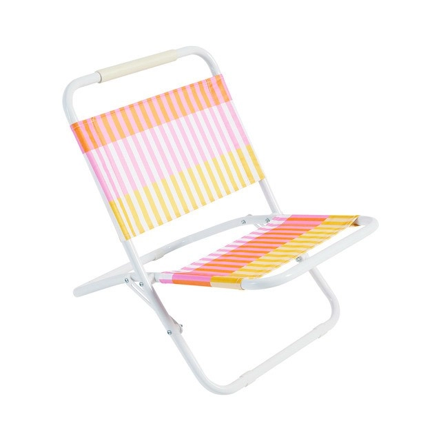 Bellini Check Printed Beach Chair by Pillow Talk