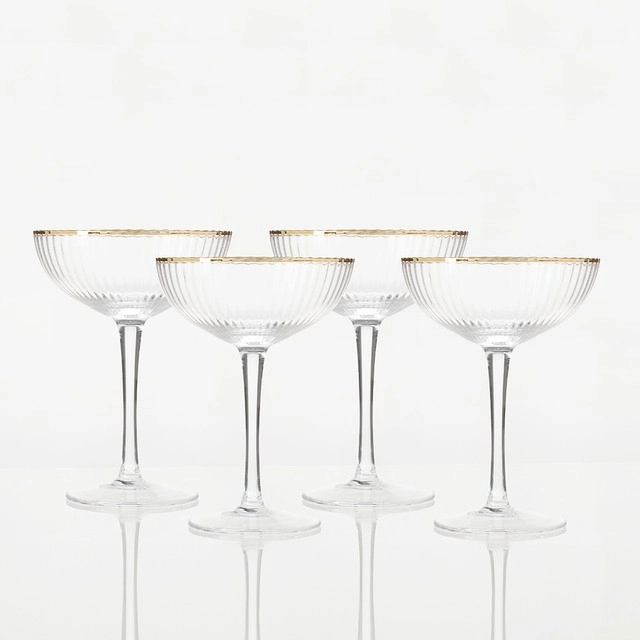 Celeste Cocktail Coupe of 4 by M.U.S.E.