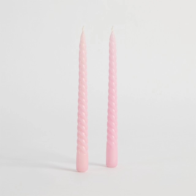 Lea Spiral Candle 2pk by Habitat