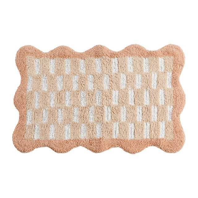 NEW Soleil Check Bath Mat by Habitat