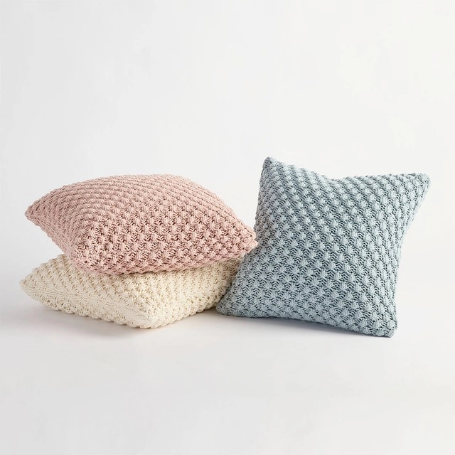 Popcorn Square Cushion by M.U.S.E.