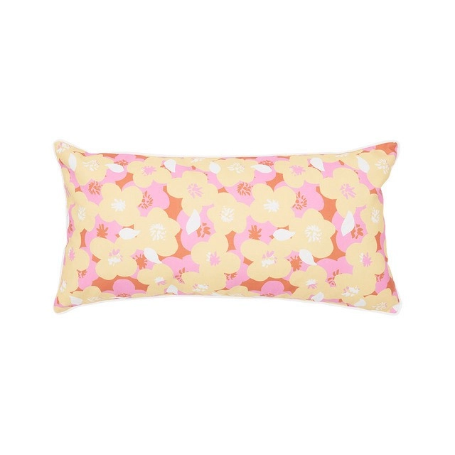 Poppy Outdoor Oblong Cushion by Pillow Talk