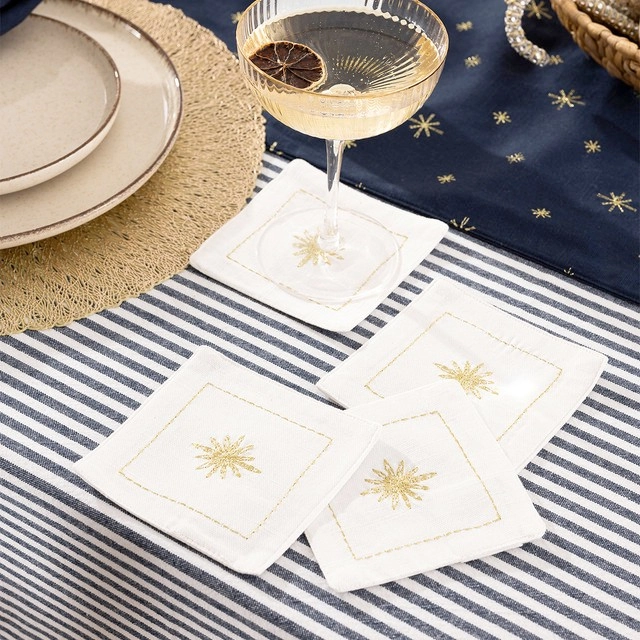 Twinkle Star Coaster 4pk by Habitat