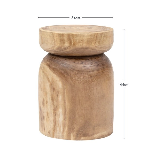 Kobe Wooden Stool by M.U.S.E.