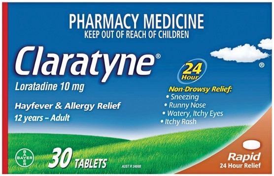 Claratyne Hayfever & Allergy Relief 30 Tablets