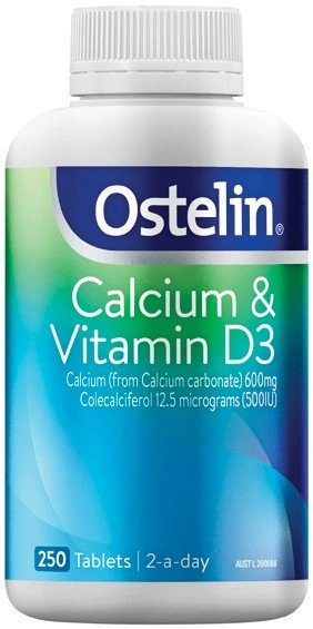 Ostelin Calcium & Vitamin D3 250 Tablets