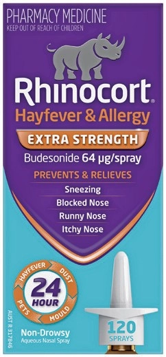 Rhinocort Hayfever & Allergy Extra Strength 120 Sprays