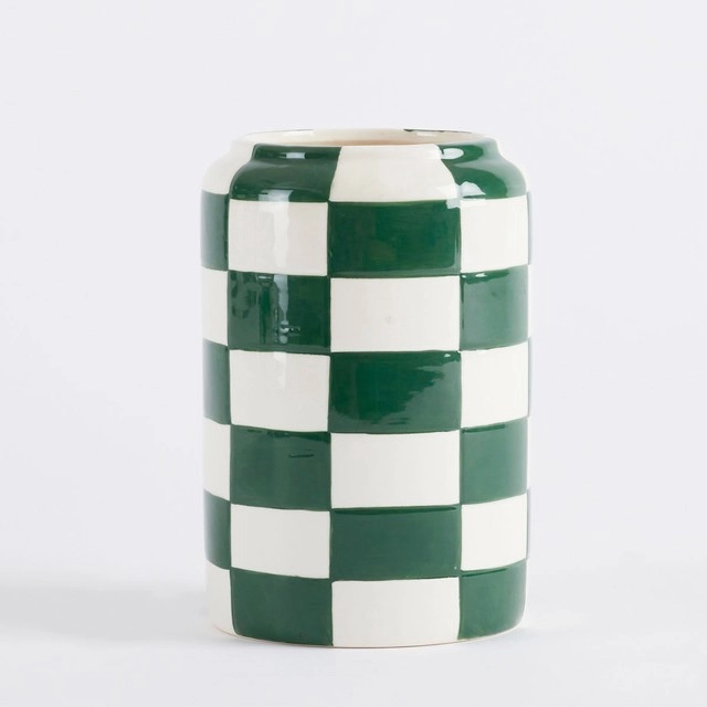 Charlie Check Vase by M.U.S.E.