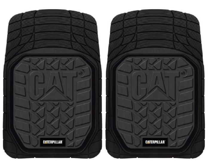 Caterpillar Rubber Floor Mats Black