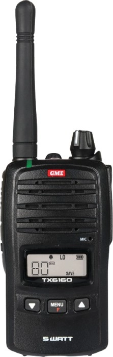 GME 5W/1W 80CH IP67 UHF CB Handheld Radio with Built in Led Torch