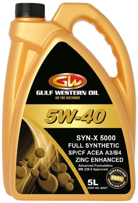 Gulf Western Oil SYN-X 5000 5W-40 5L