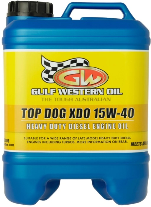 Gulf Western Oil Top Dog XDO Diesel 15W-40 10L