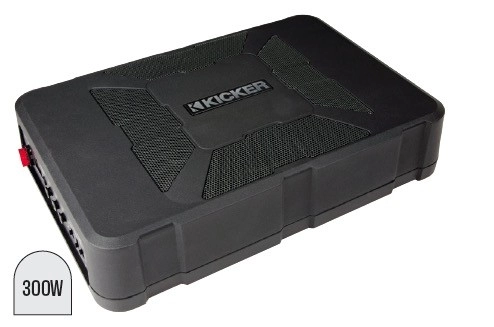 Kicker 8” Hideaway Subwoofer with Built-In Amp