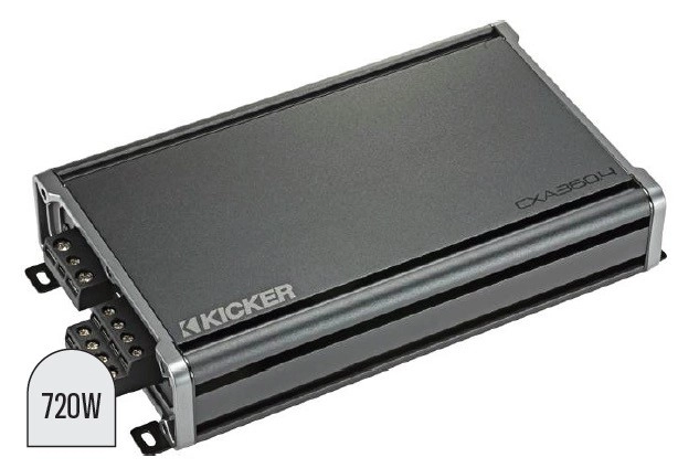 Kicker CX Series 4 Channel Bridgeable Class A/B Power Amplifier