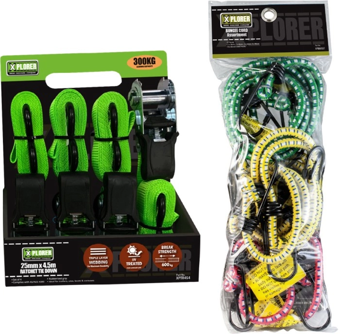 Xplorer Tie Downs & Bungee Cords