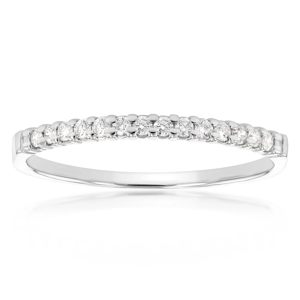 18ct White Gold 'Eden' Ring With 0.15 Carats Of Diamonds – Shiels Jewellers