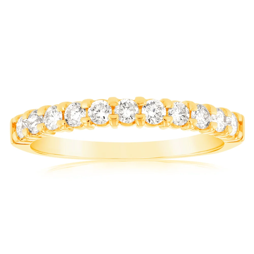 18ct Yellow Gold Ring With 3/8 Carats Of Diamonds – Shiels Jewellers