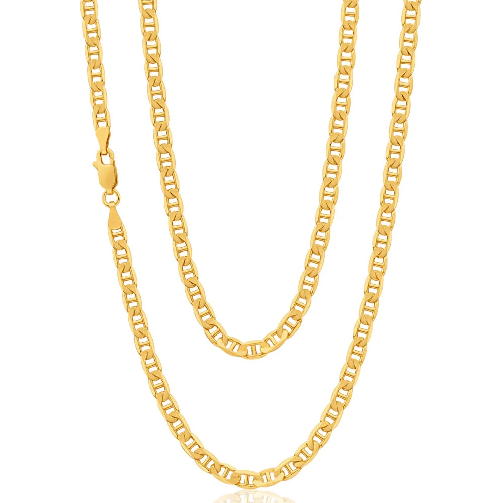 9ct Elegant Yellow Gold Anchor Chain – Shiels Jewellers