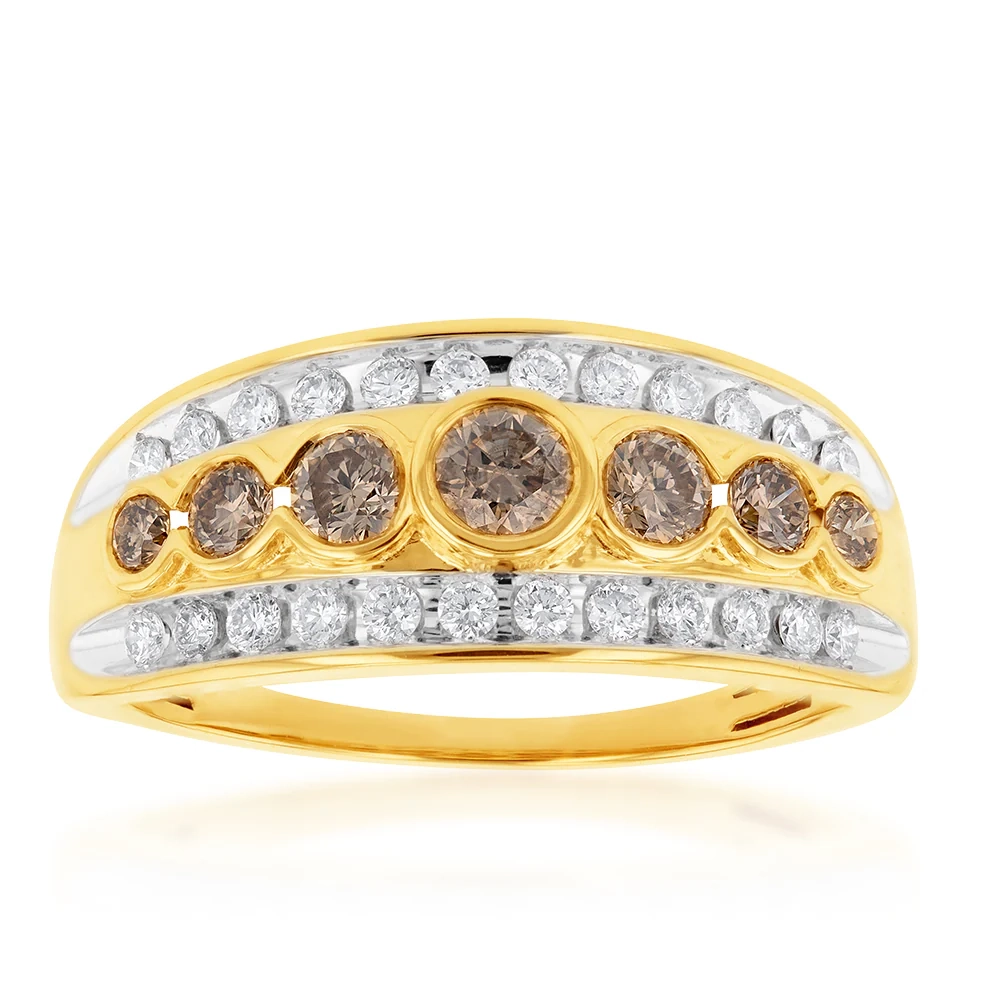 9ct Yellow Gold 1 Carat Diamond Ring with Australian Diamonds – Shiels Jewellers