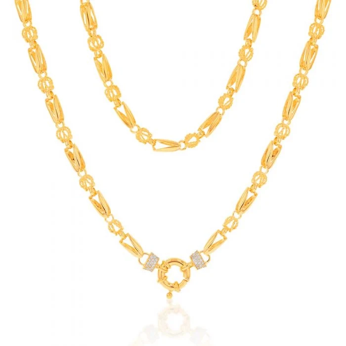 9ct Yellow Gold Alluring Fancy Chain – Shiels Jewellers