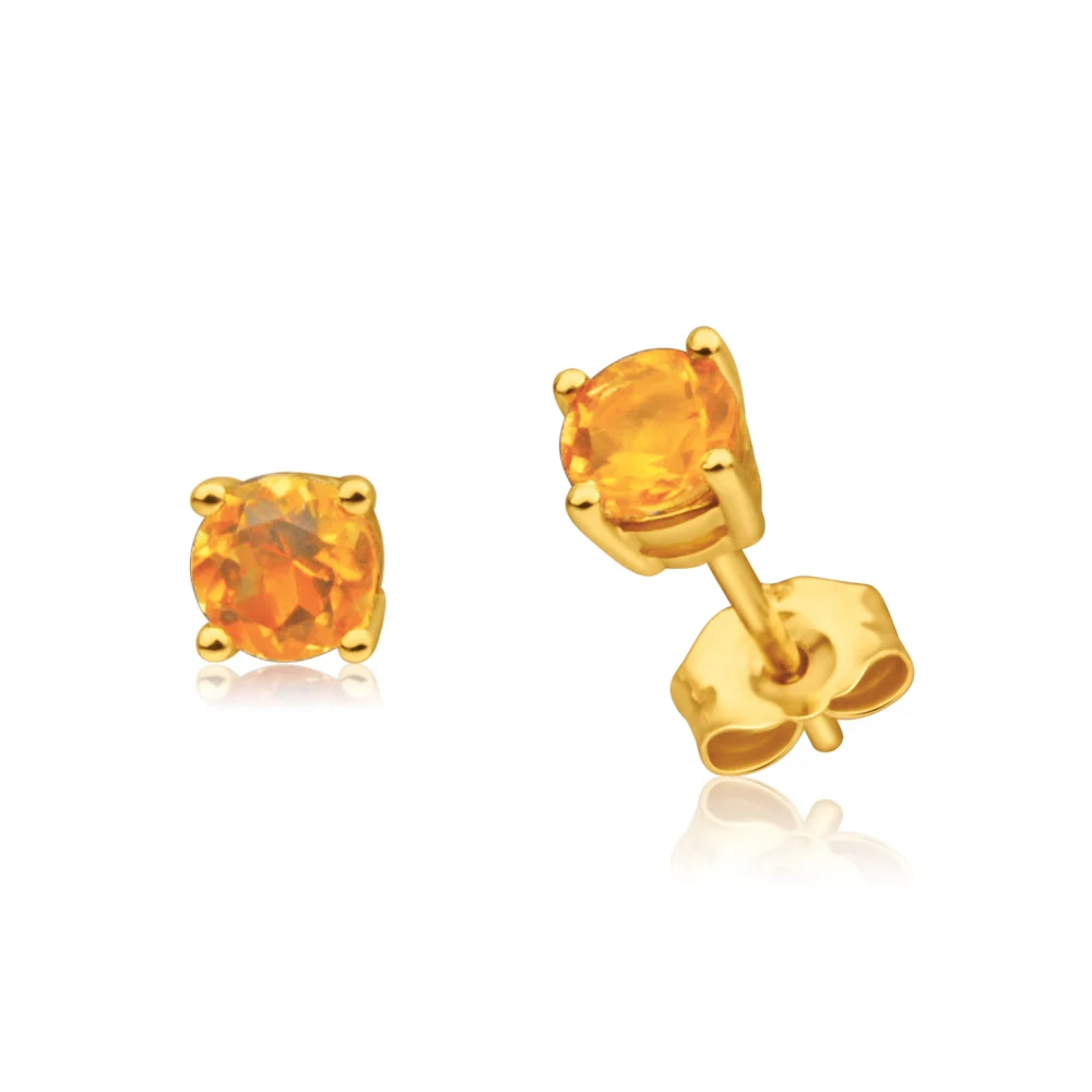 9ct Yellow Gold Citrine Stud Earrings – Shiels Jewellers