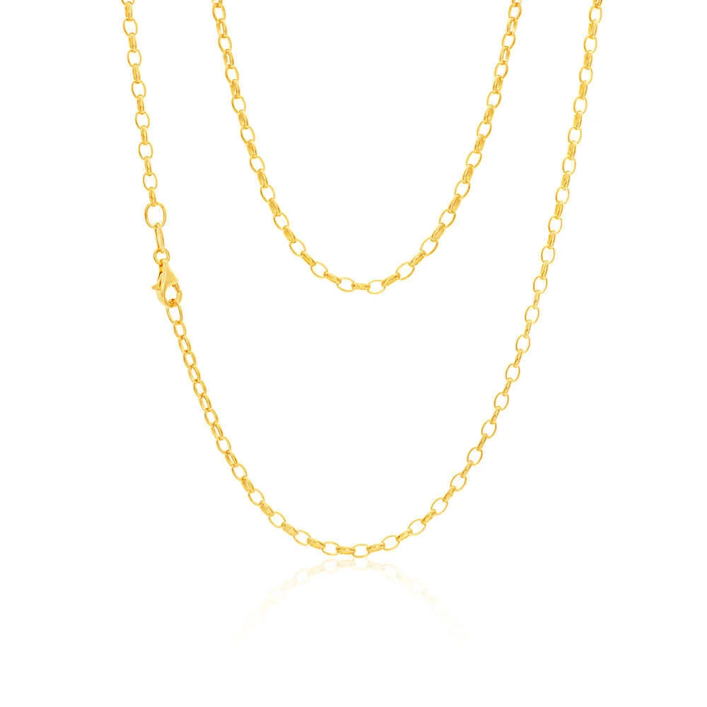 9ct Yellow Gold Delightful Belcher Chain – Shiels Jewellers