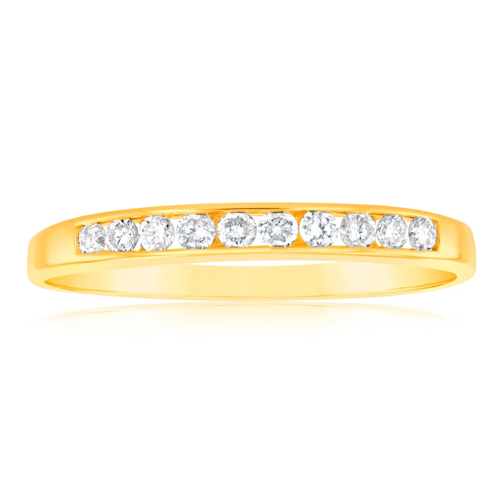 9ct Yellow Gold Divine Diamond Ring – Shiels Jewellers